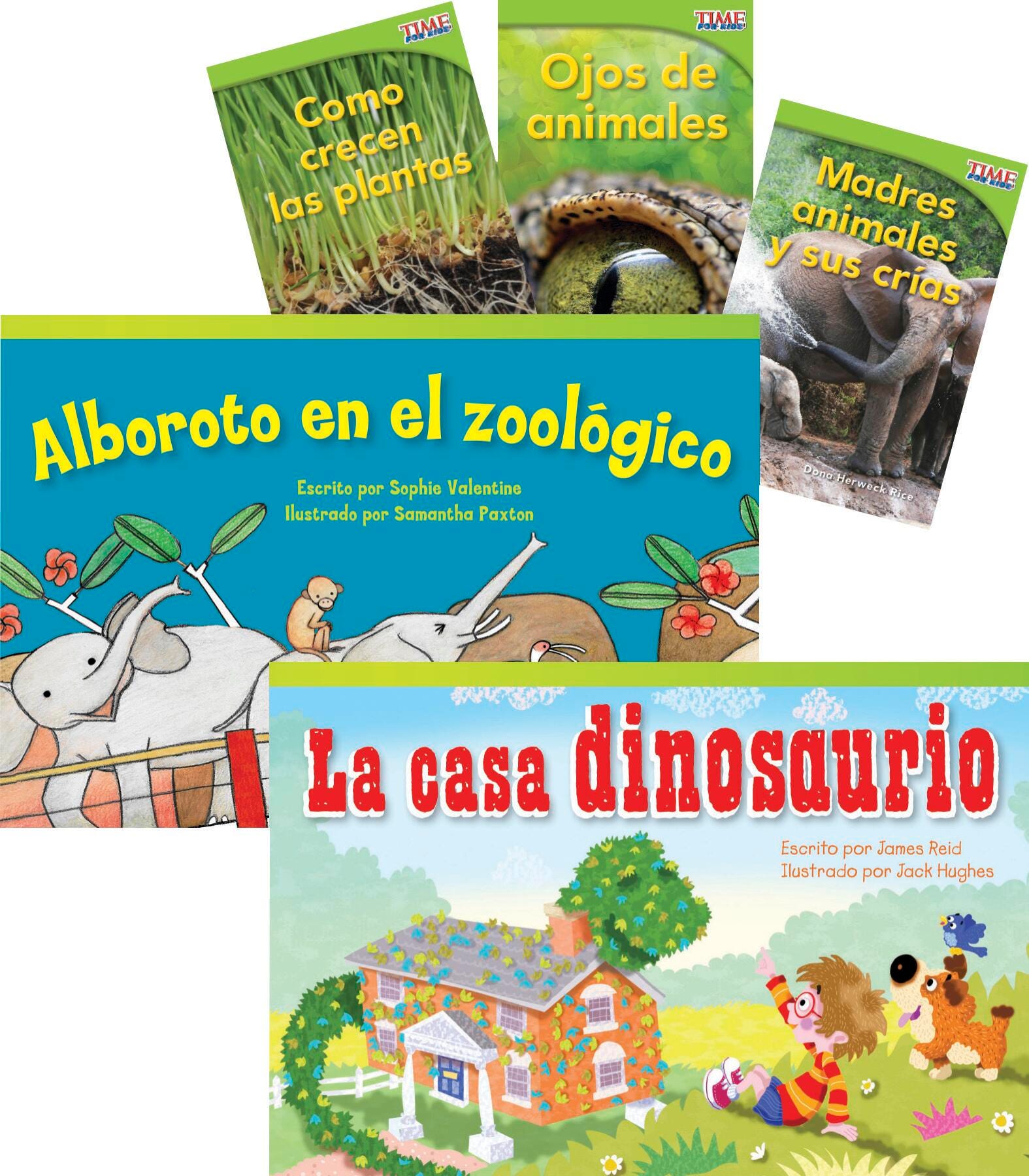BOOKS APRENDE SOBRE LA VIDA/LEARN ABOUT LIFE SPANISH SET OF 6