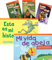 BOOKS CICLOS DE VIDA/LIFE CYCLES SPANISH SET OF 6