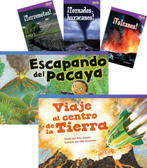 BOOKS DESASTRES NATURALES/NATURAL DISASTERS SPANISH SET OF 6