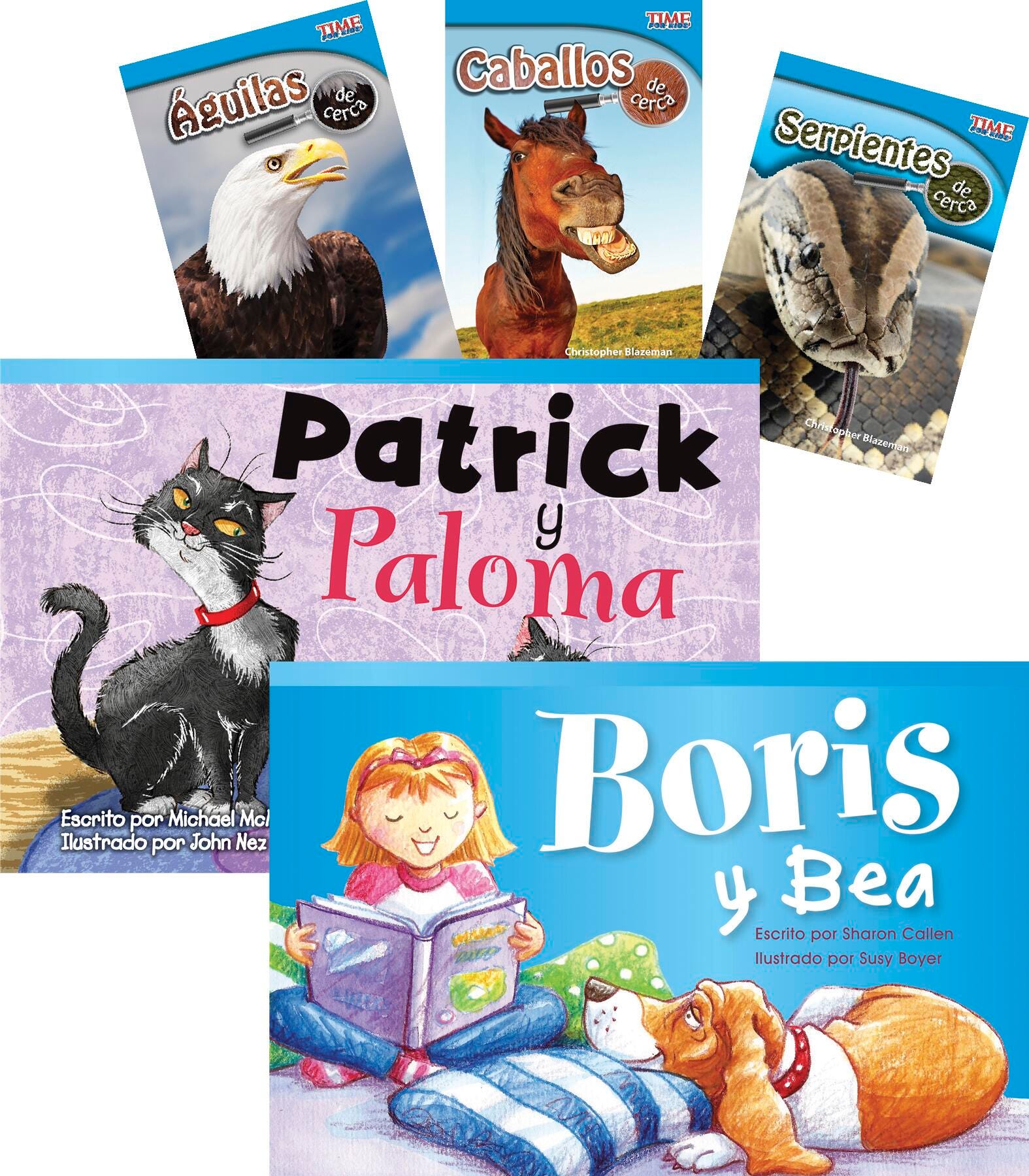 BOOKS ESPECIES ANIMALES/ANIMAL SPECIES SPANISH SET OF 6