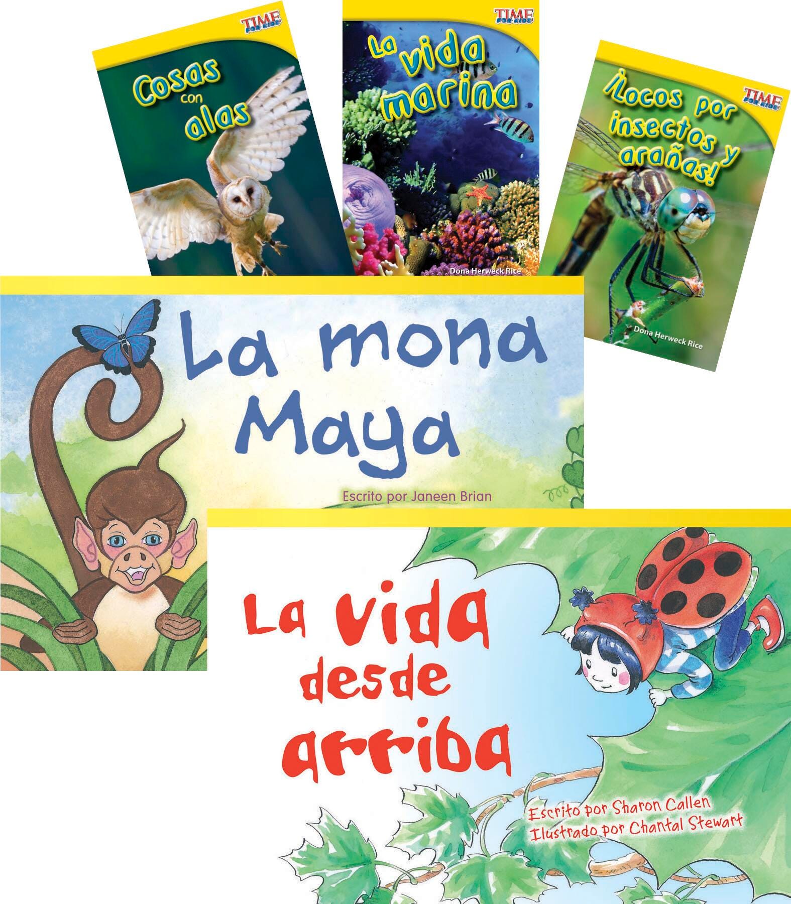 BOOKS GRUPOS DE ANIMALES/ANIMAL GROUPS SPANISH SET OF 6