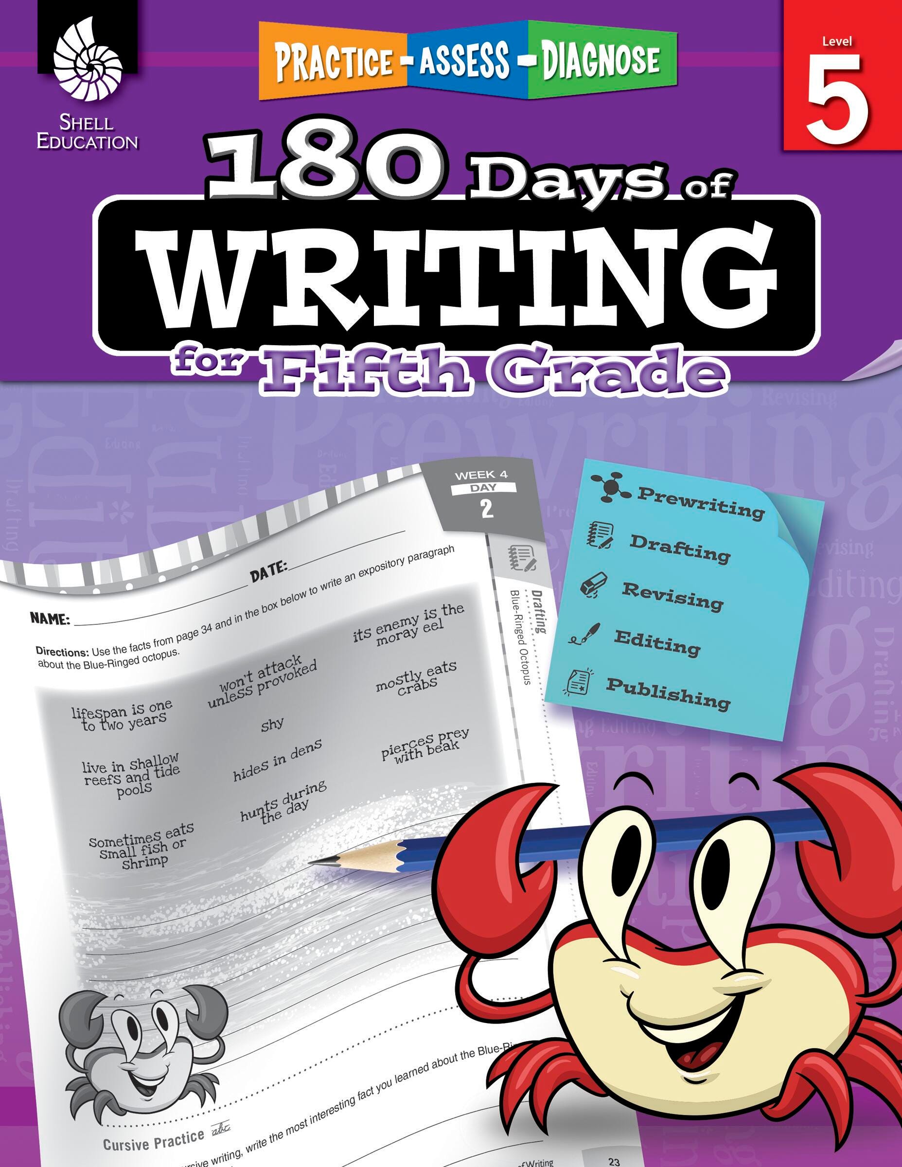 WORKBOOK 180 DAYS OF WRITING GR 5