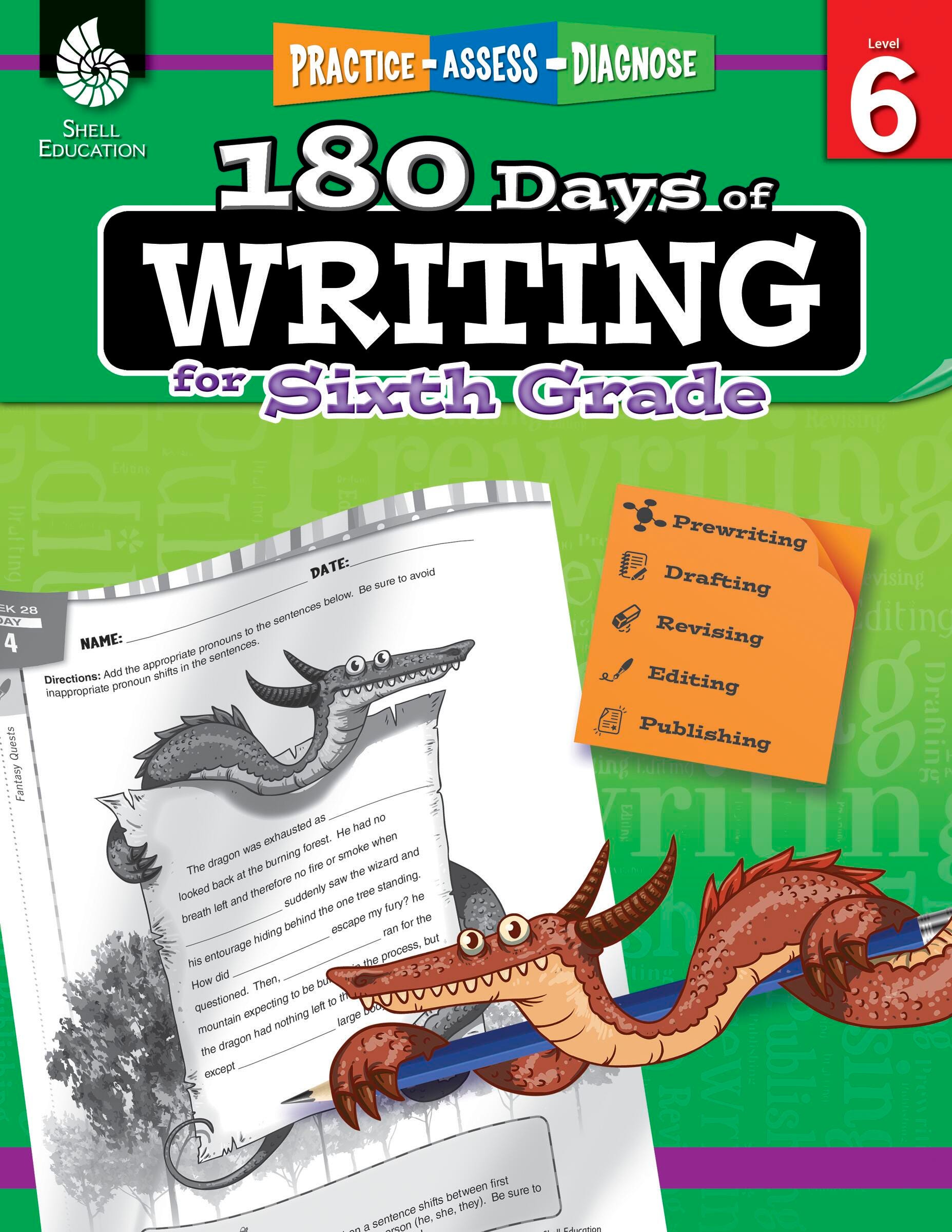 WORKBOOK 180 DAYS OF WRITING GR 6
