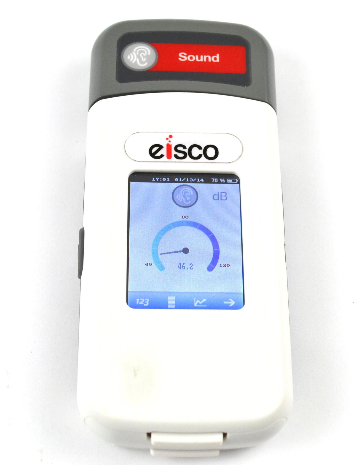 DISC-SENSOR PROBE SOUND INTENSITY AND WAVE