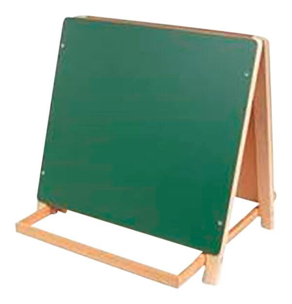 CRESTLINE TABLE TOP EASEL - 18 X 18 X 18-1/2 INCHES - GREEN CHALK/DRY ERASE