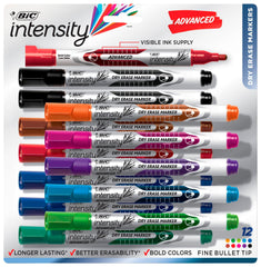 MARKER DRY ERASE ADVANCED POCKET ASST SET OF 12