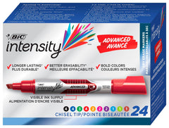 MARKER DRY ERASE ADVANCED CHISEL ASST SET OF 24