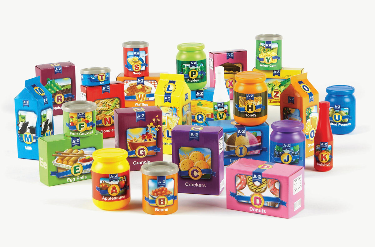 A TO Z ALPHABET GROCERIES - SET OF 26