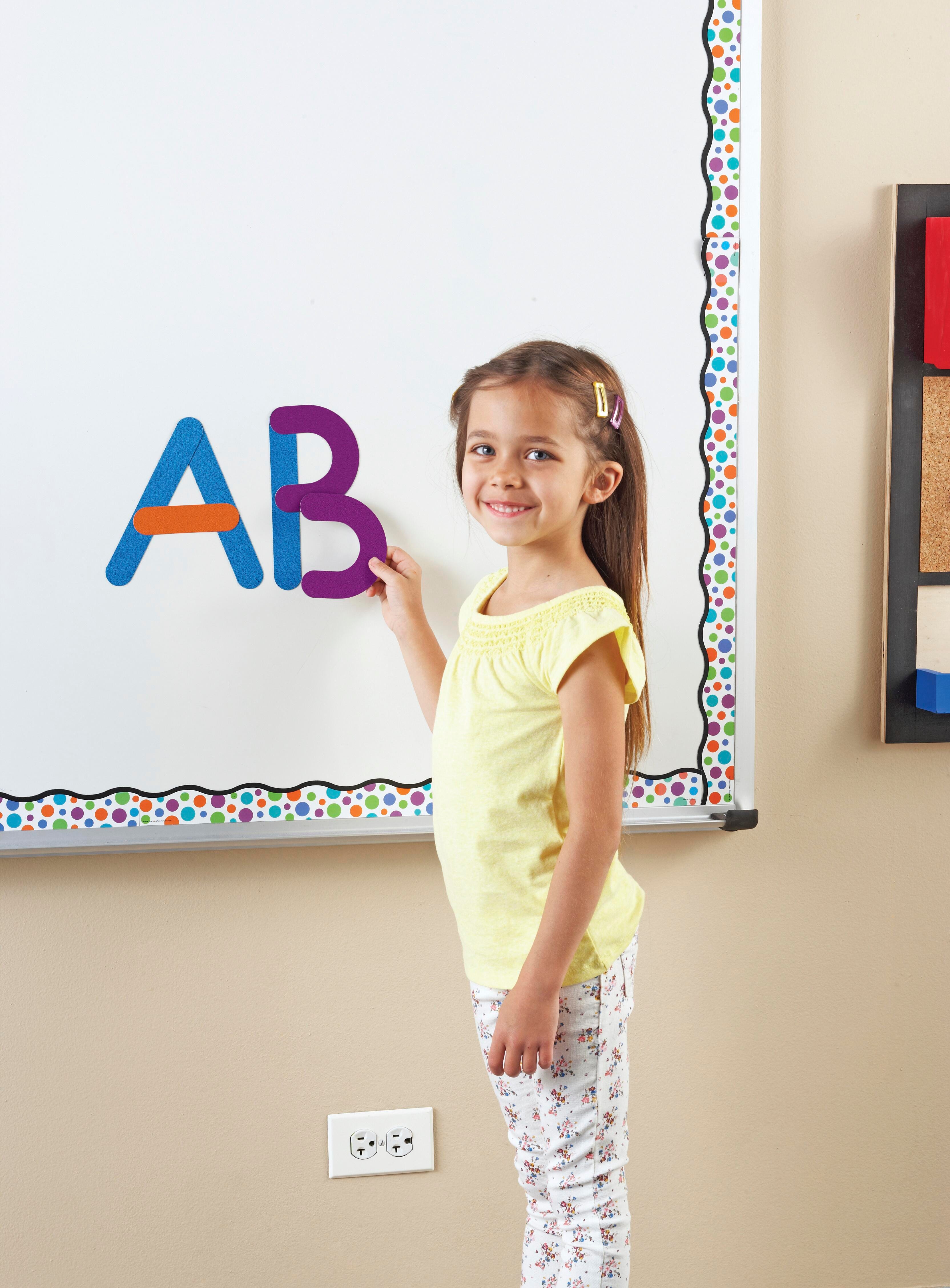 GIANT MAGNETIC LETTER CONSTRUCTION SET OF 21