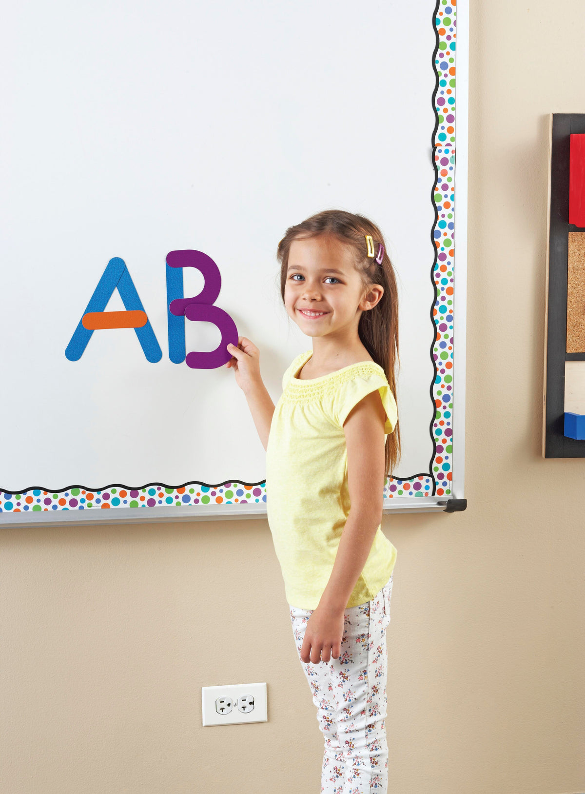 GIANT MAGNETIC LETTER CONSTRUCTION SET OF 21