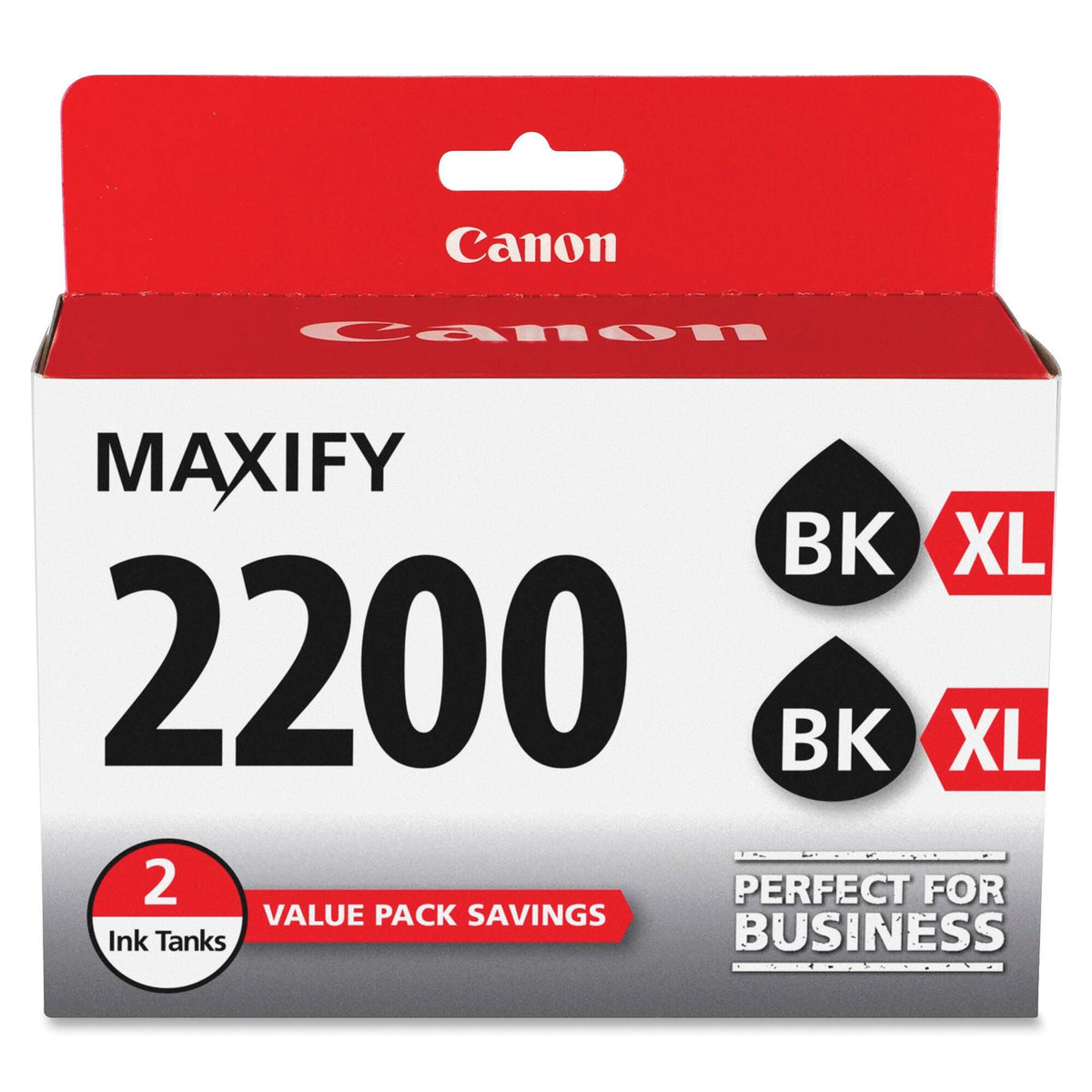 CARTRIDGE TANK CANON CNMPGI2200XB2PK BLACK PK OF 2