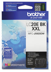 CARTRIDGE INK TONER BROTHER BRTLC20EBK BLACK