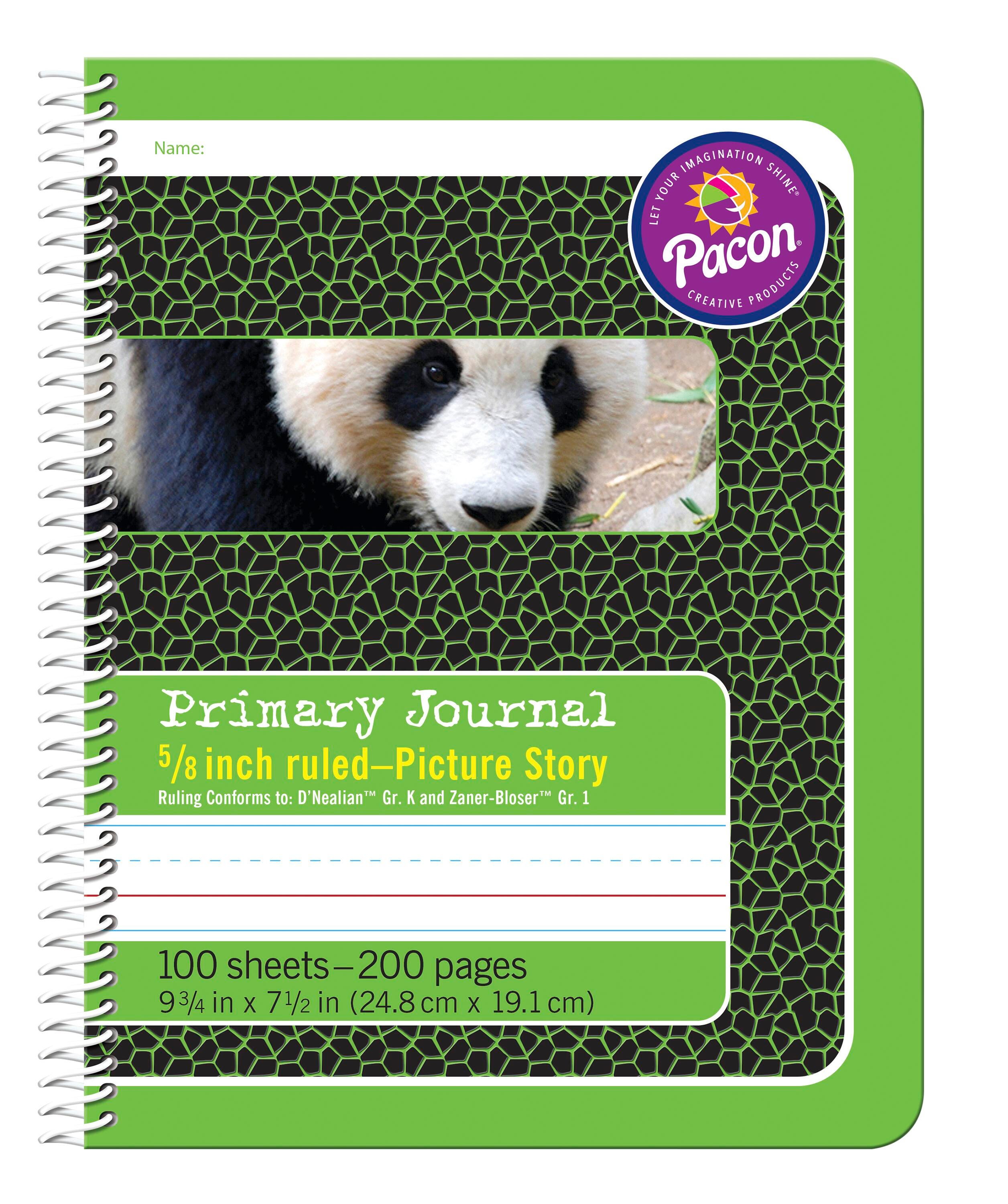 COMP BOOK SPIRAL 5/8 IN PICTURE 100 SHEETS 9.75X7.5 GREEN