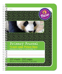 COMP BOOK SPIRAL 5/8 IN PICTURE 100 SHEETS 9.75X7.5 GREEN