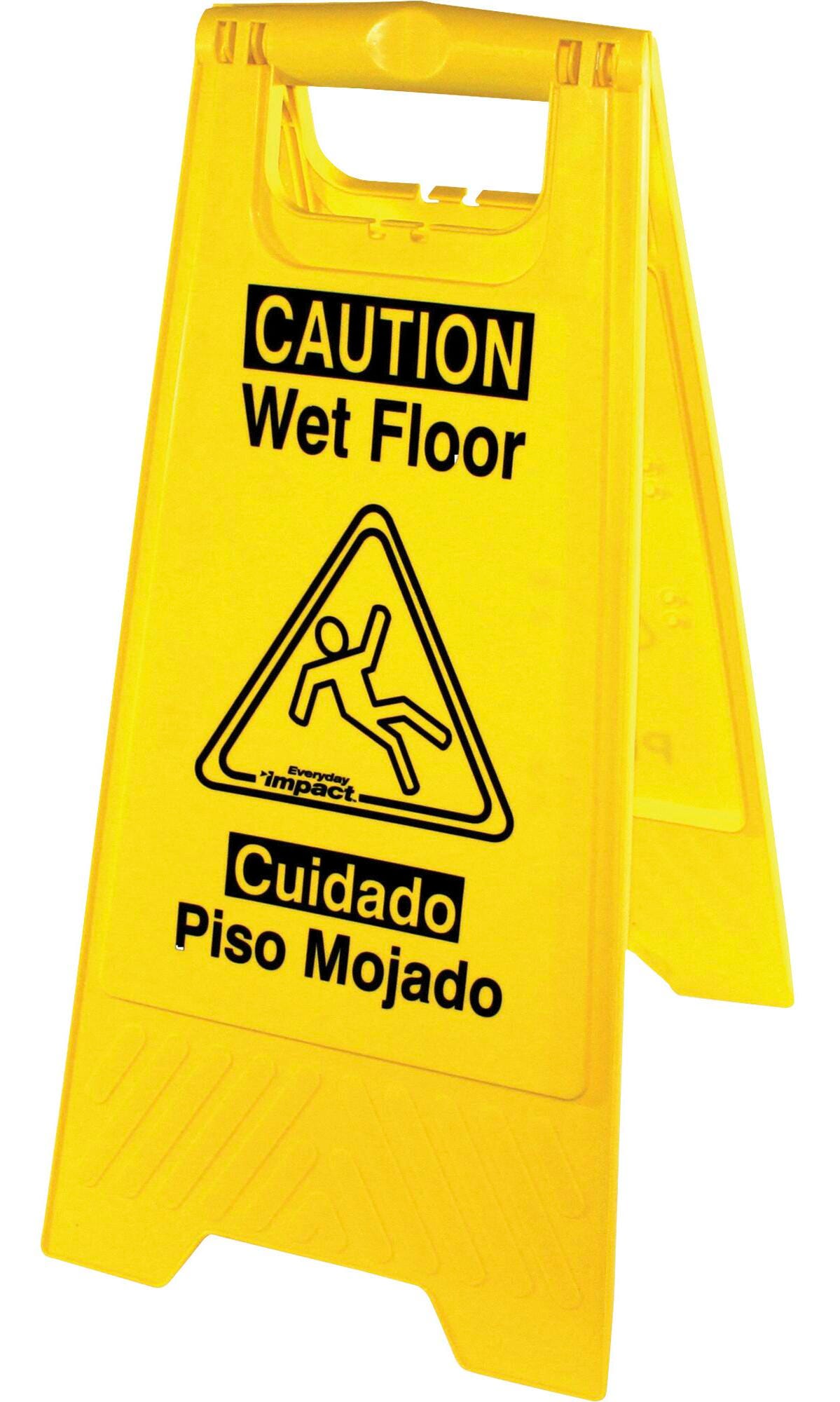 WET FLOOR SIGN ENG/SPANISH GJO85117
