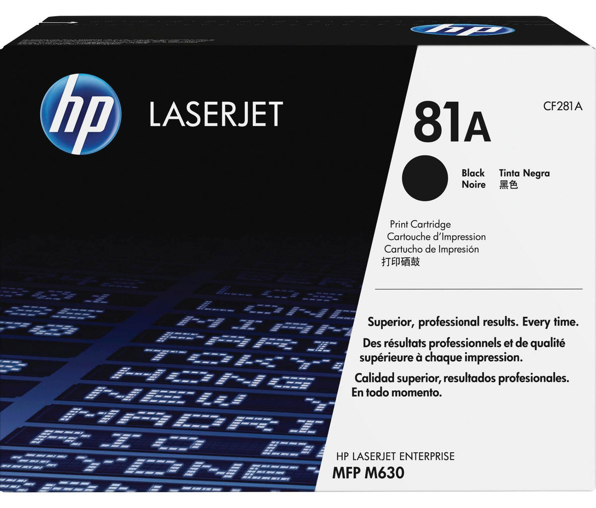 CARTRIDGE INK TONER HP HEWCF281A BLACK
