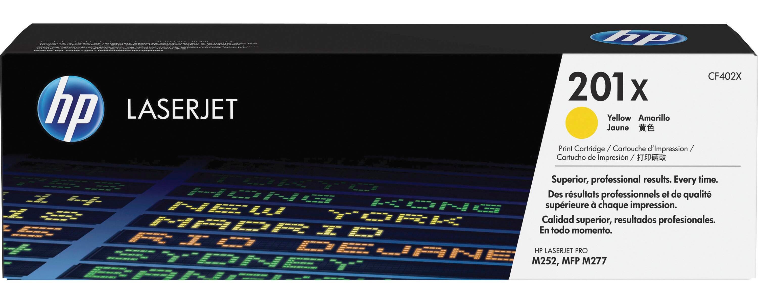 CARTRIDGE INK TONER HP HEWCF402X YELLOW