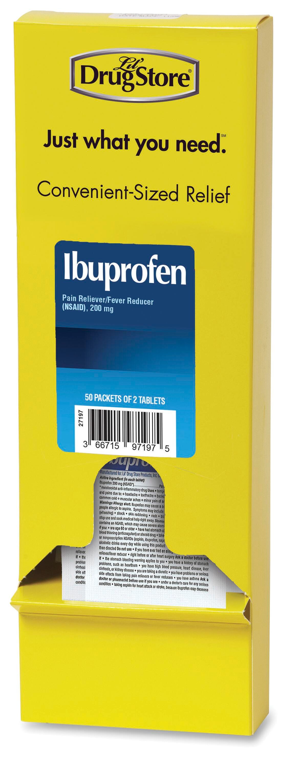 MEDICINE LDS IBUPROFEN LIL97197 PACK OF 50