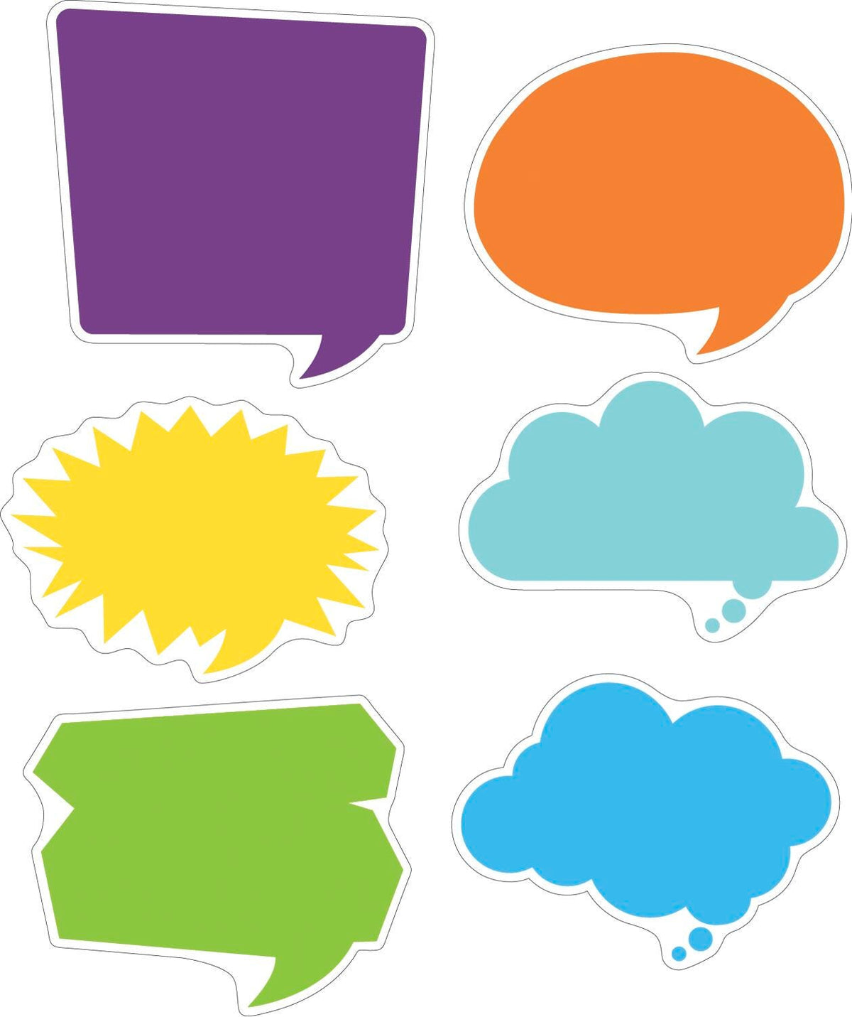 ACCENTS DOUBLE SIDED BARKER CREEK HAPPY TALK SET OF 30