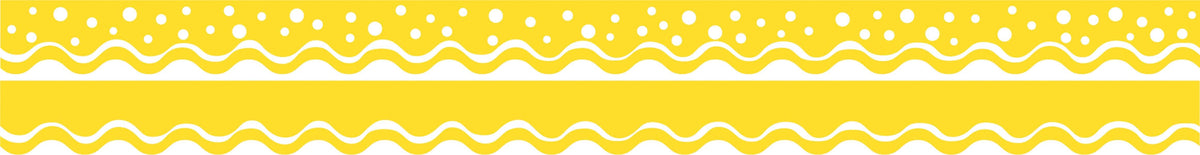 TRIMMER HAPPY YELLOW DOUBLE SIDED