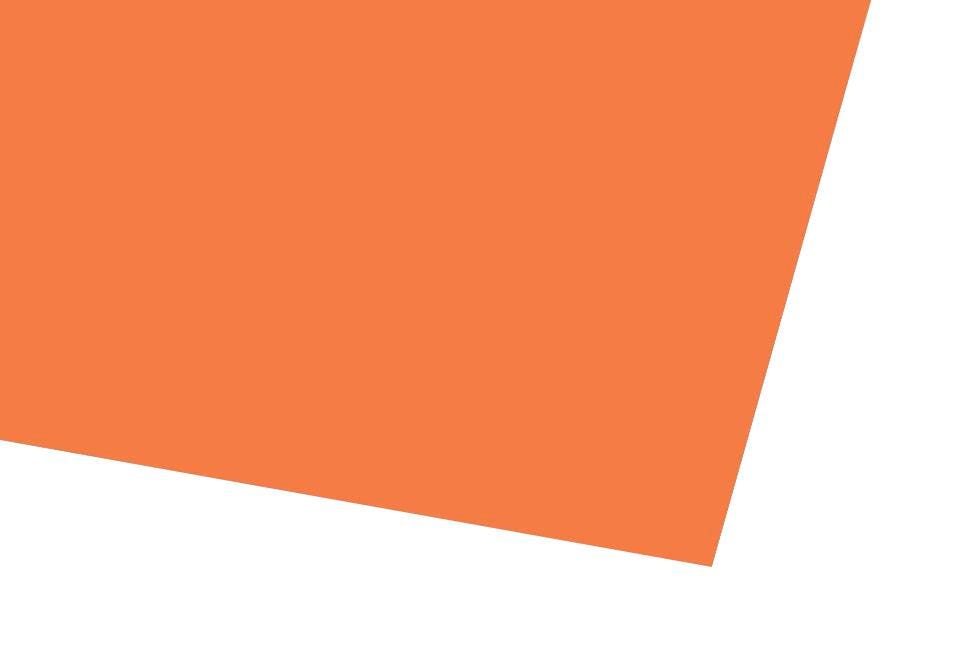 BOARD MAT CRESCENT 32X40IN MANDARIN ORANGE PK OF 10