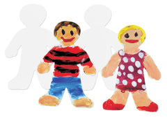 PAPER FINGERPAINT WEE KID SHAPES 7.5X12 IN PACK OF 36