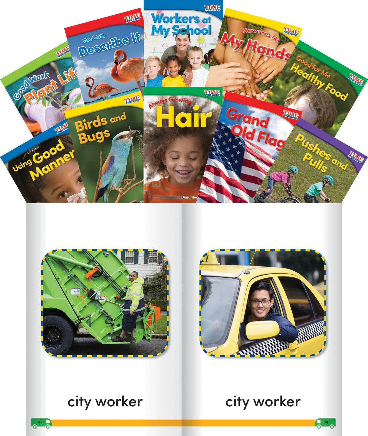 TIME FOR KIDS INFORMATIONAL TEXT GRADE K READERS SET 1 10-BOOK SET