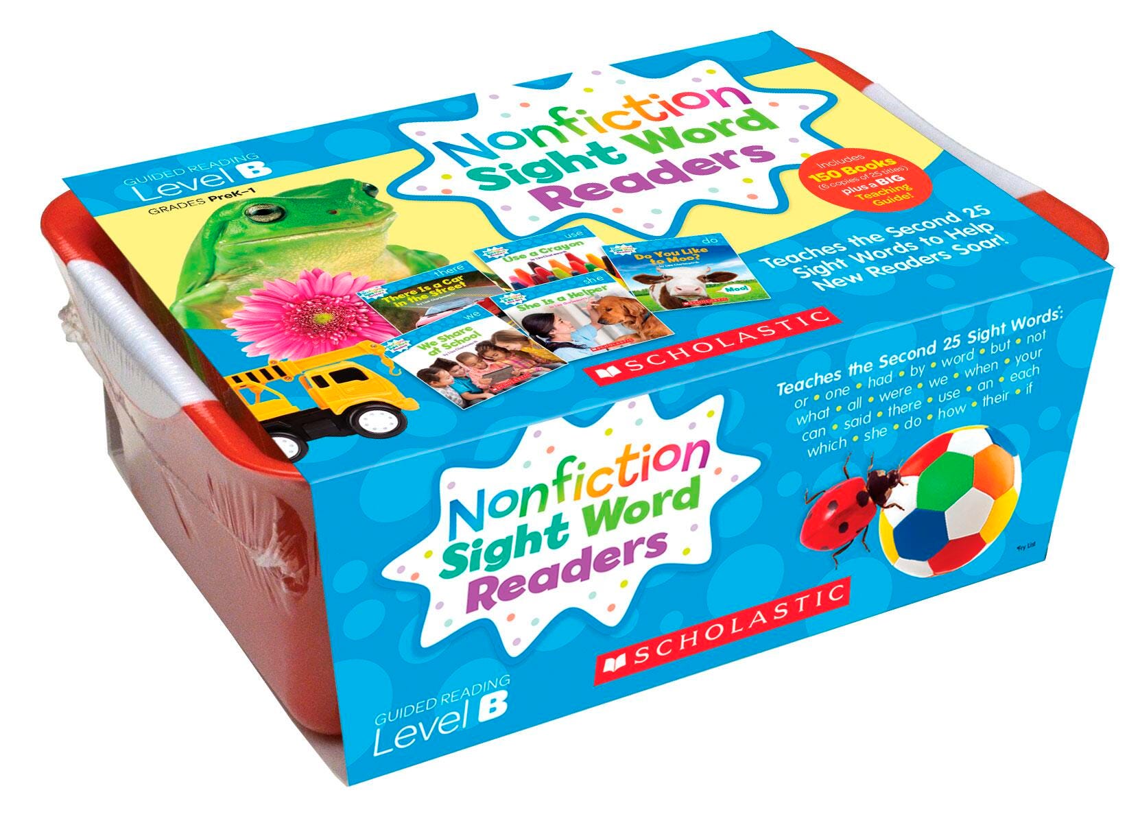 BOOKS NONFICTION SIGHT WORD READERS TUB 2 SET OF 150