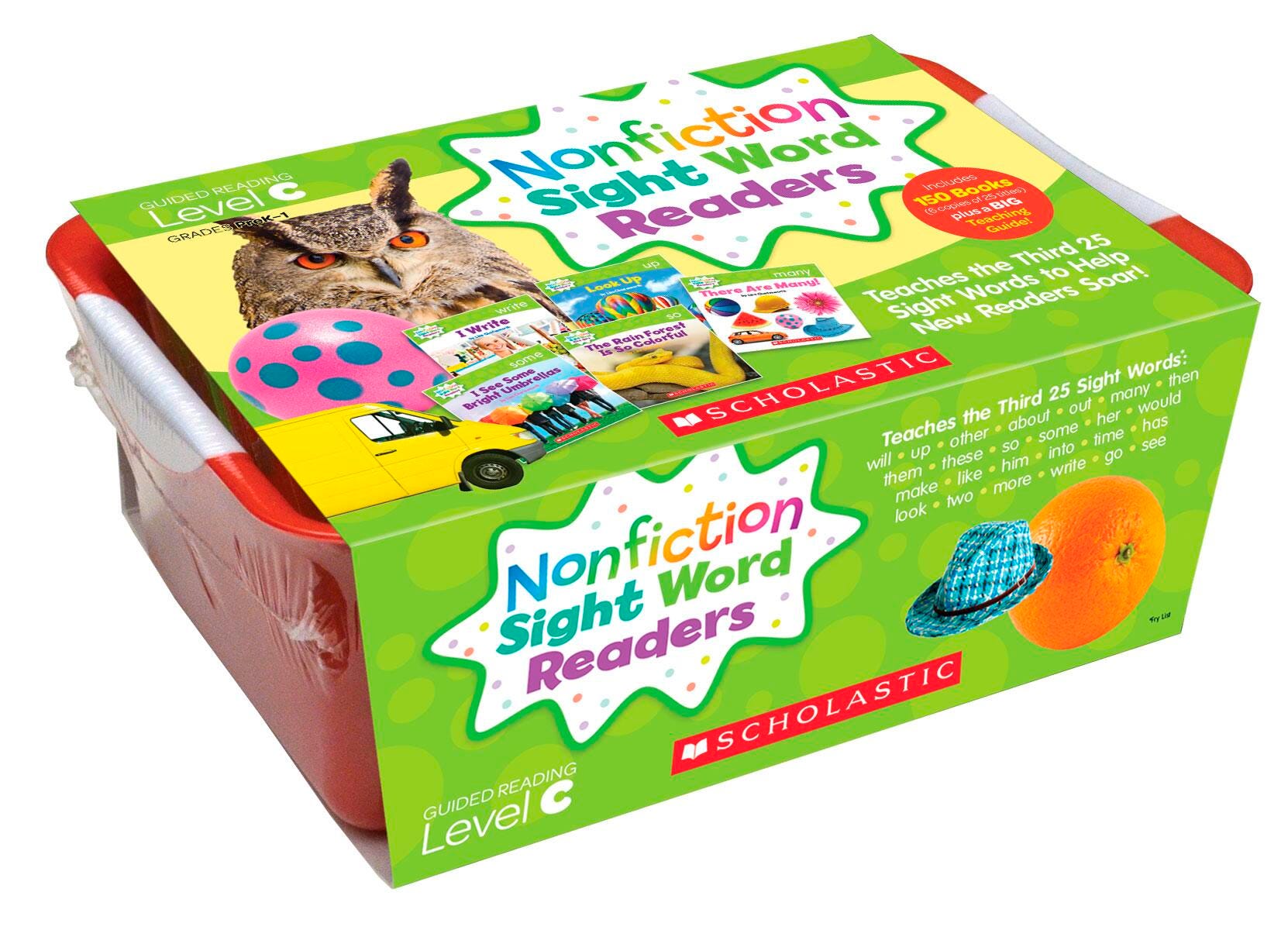 BOOKS NONFICTION SIGHT WORD READERS TUB 3 SET OF 150