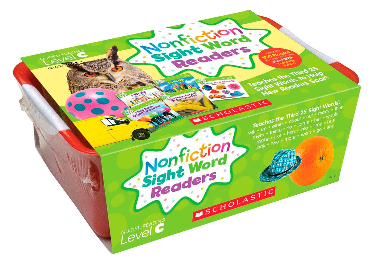 BOOKS NONFICTION SIGHT WORD READERS TUB 3 SET OF 150