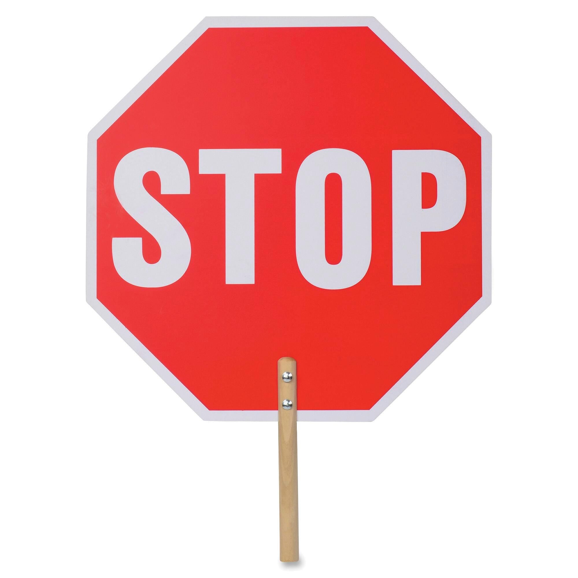 SIGN STOP HANDHELD TCO17520