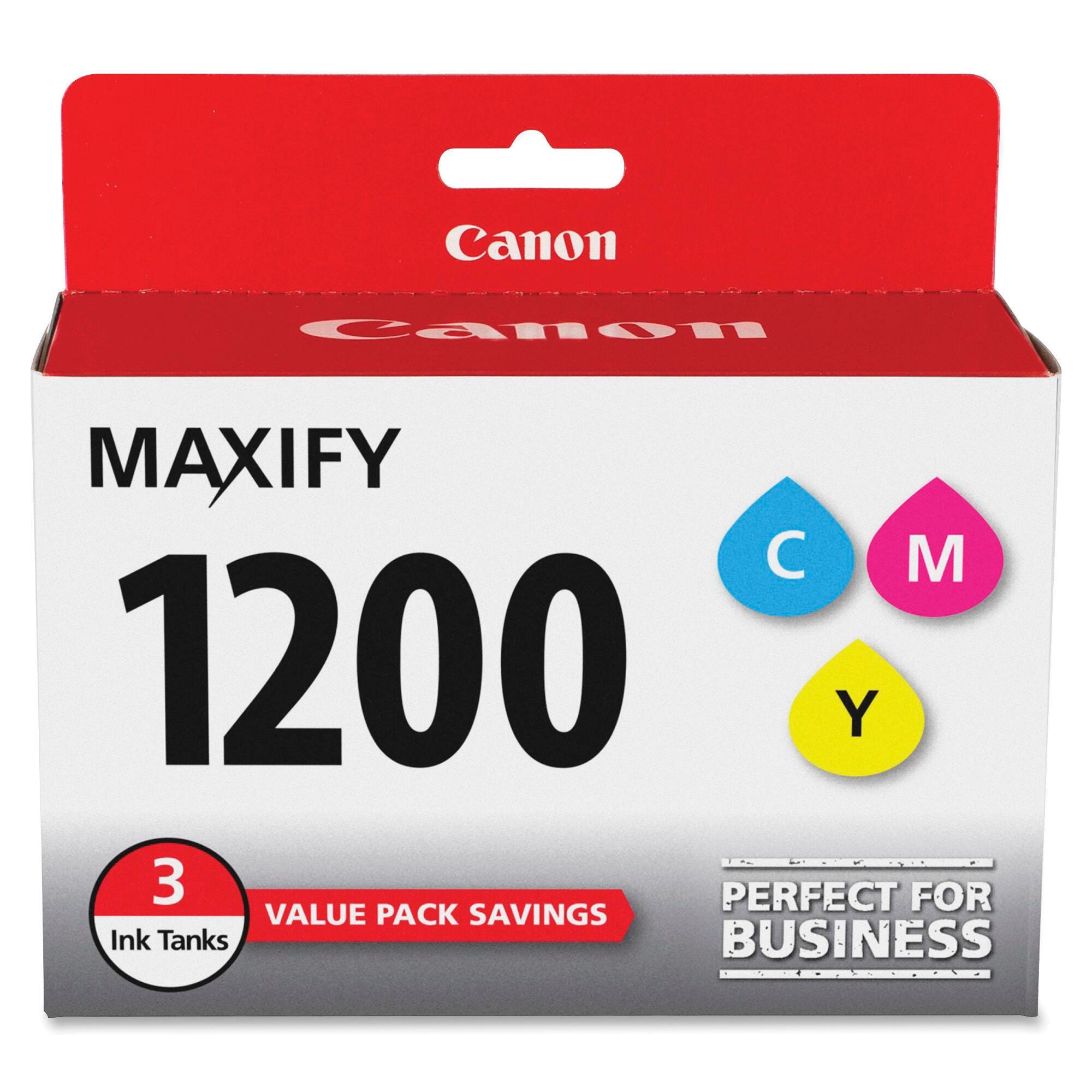 CARTRIDGE TANK CANON CNMPGI1200CMY MULTI-COLOR PK OF 3