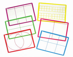 SORTING MATS TRANSPARENT SET OF 6