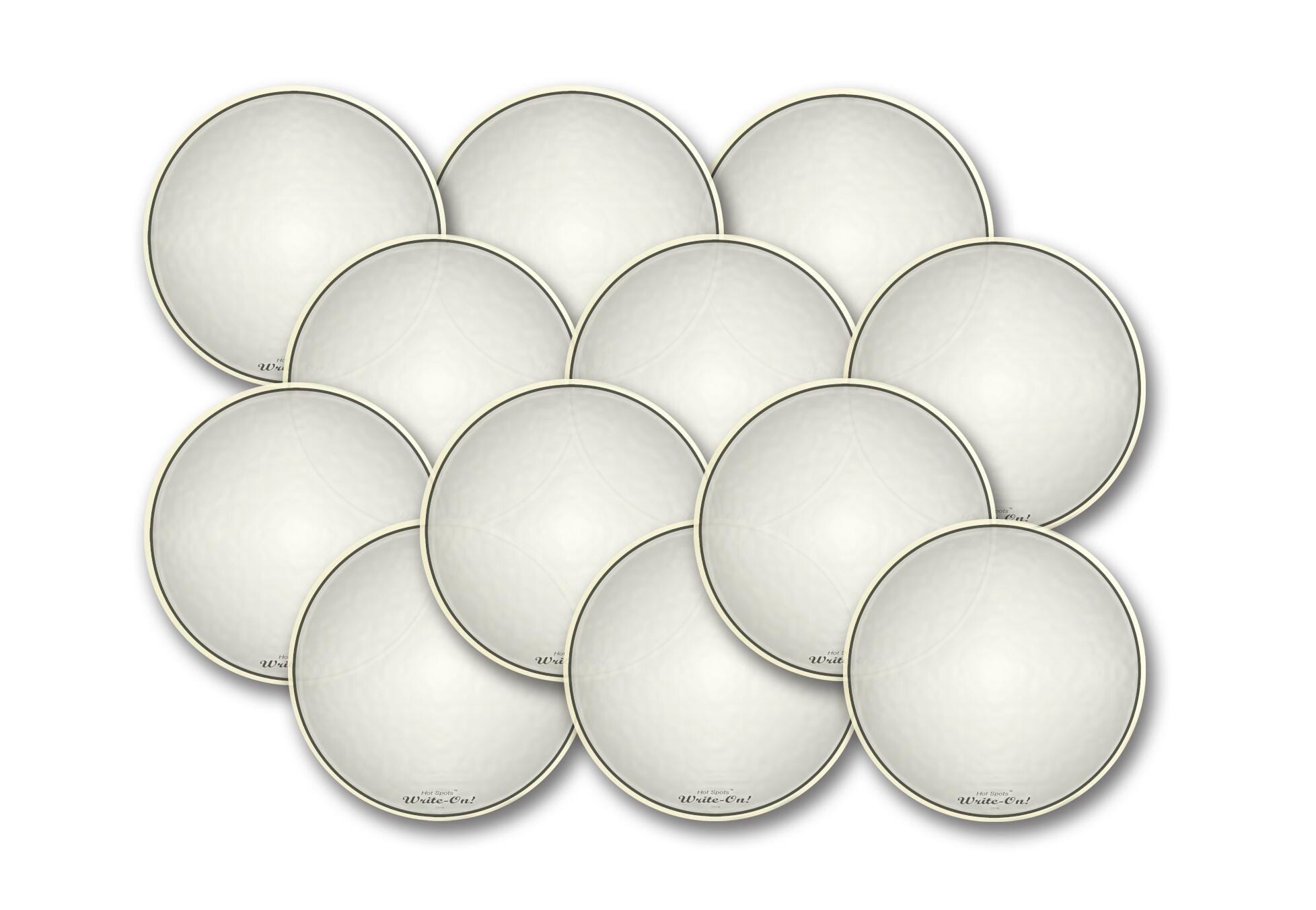 HOT SPOTS - WRITE ON - SET OF 12