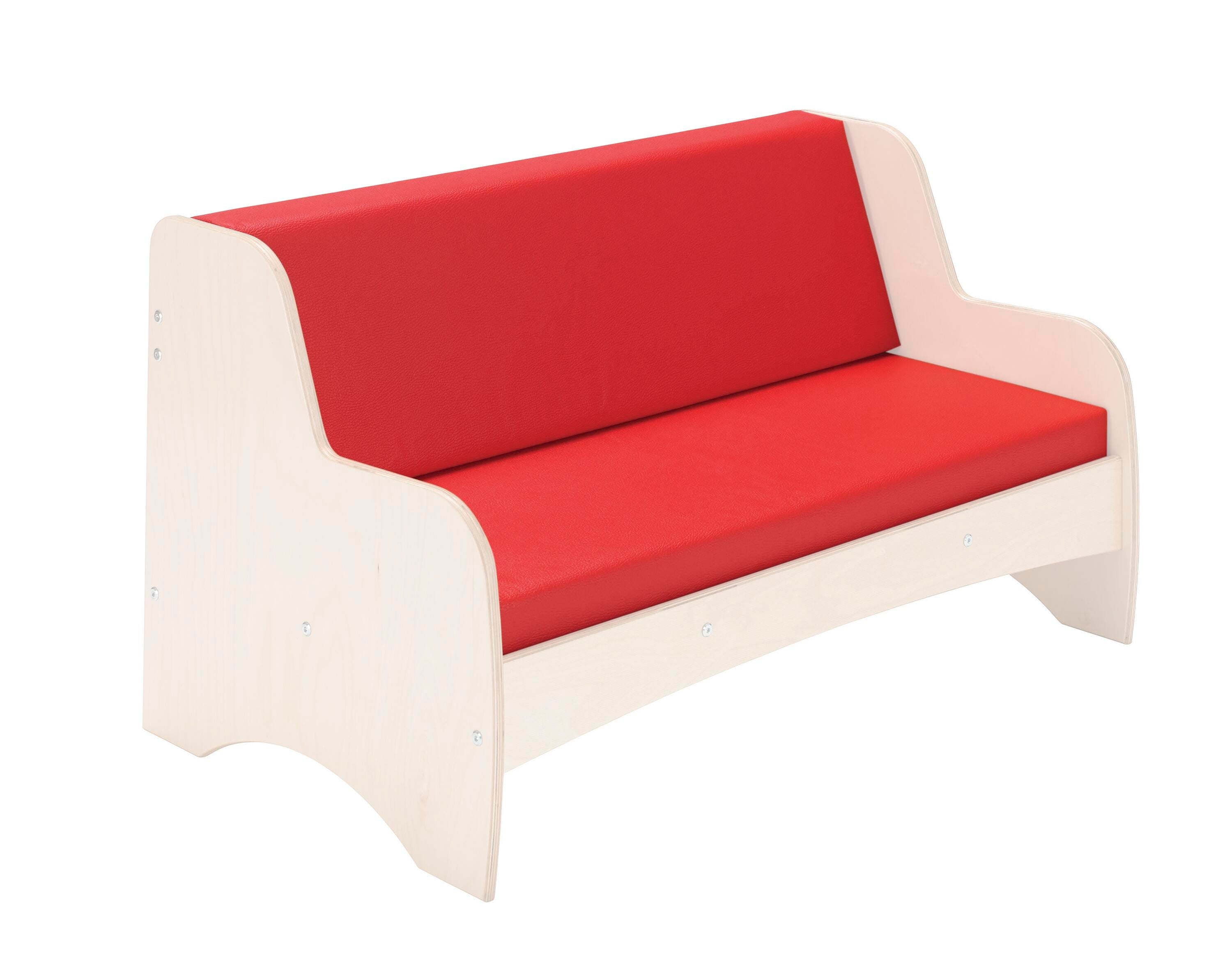 QS CUSHION SET RED LIVING ROOM COUCH SMOOTH