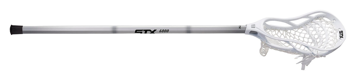 LACROSSE STICK - STALLION MENS WHITE HEAD / BLACK STRING