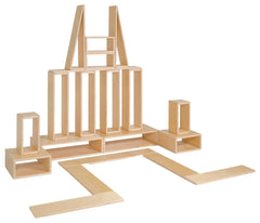 KIT FINISHED BLOCKS OPEN HOLLOW - SET OF 20