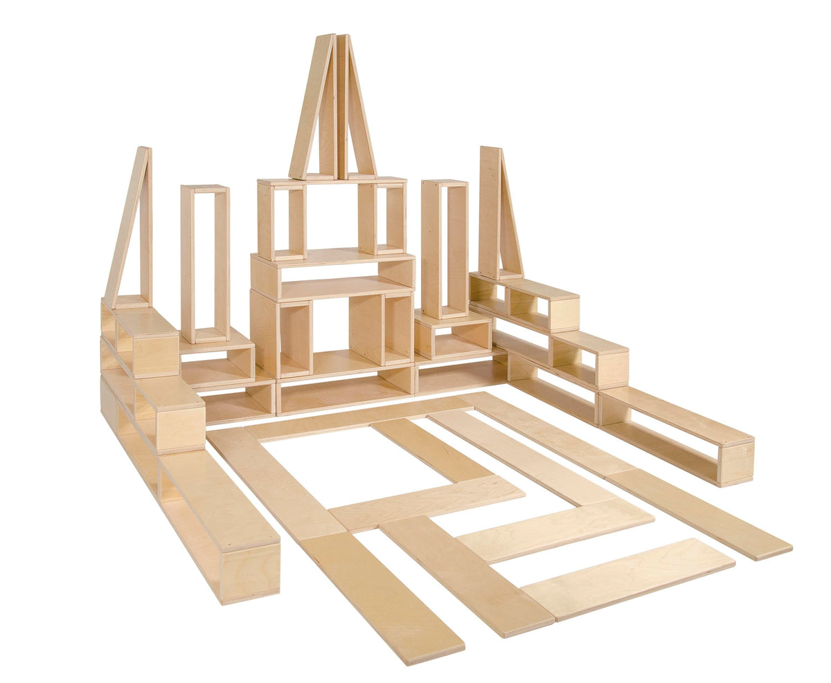 KIT FINISHED BLOCKS OPEN HOLLOW - SET OF 40