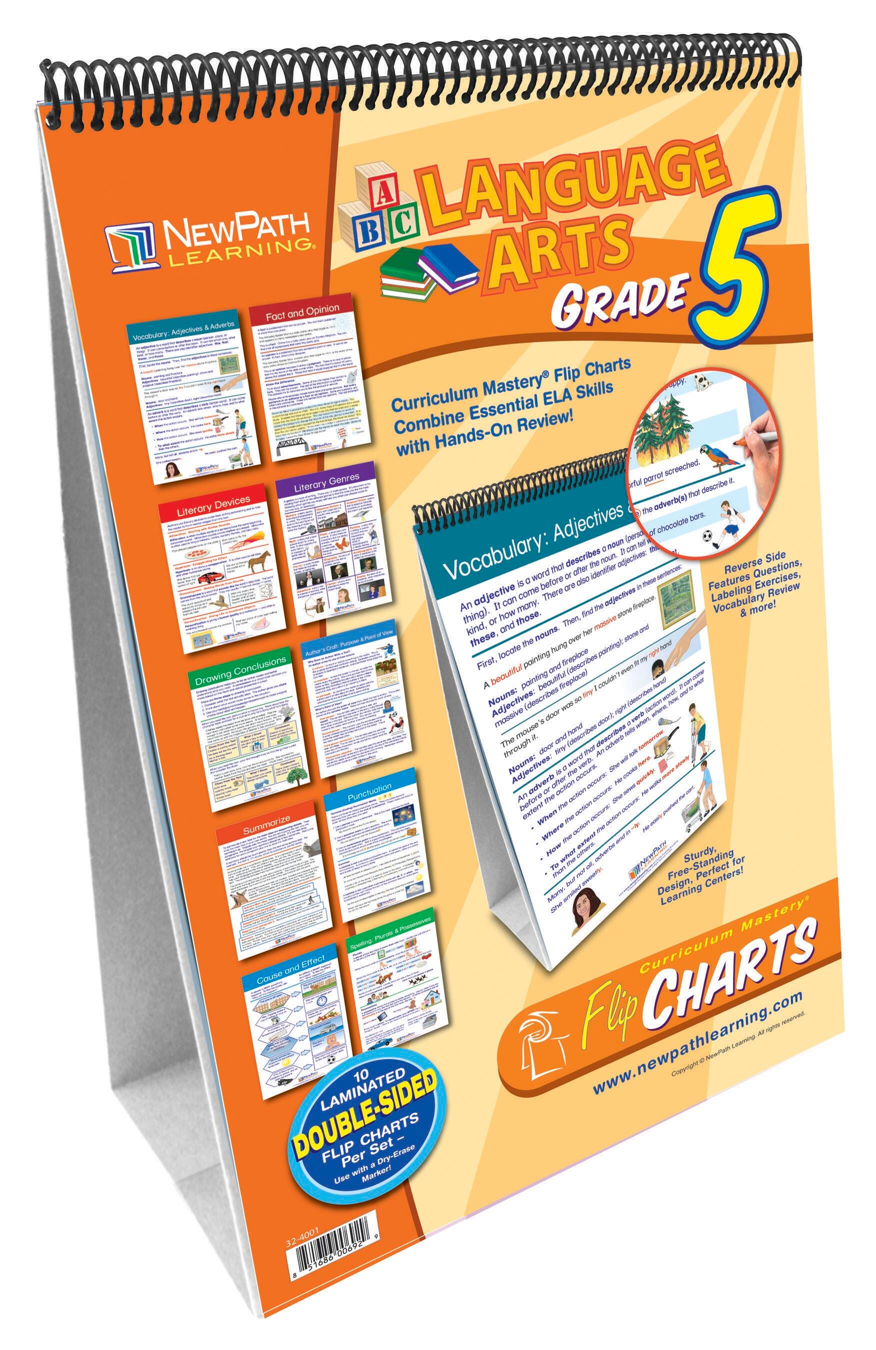 FLIP CHART ELA CONCEPTS GRADE 5