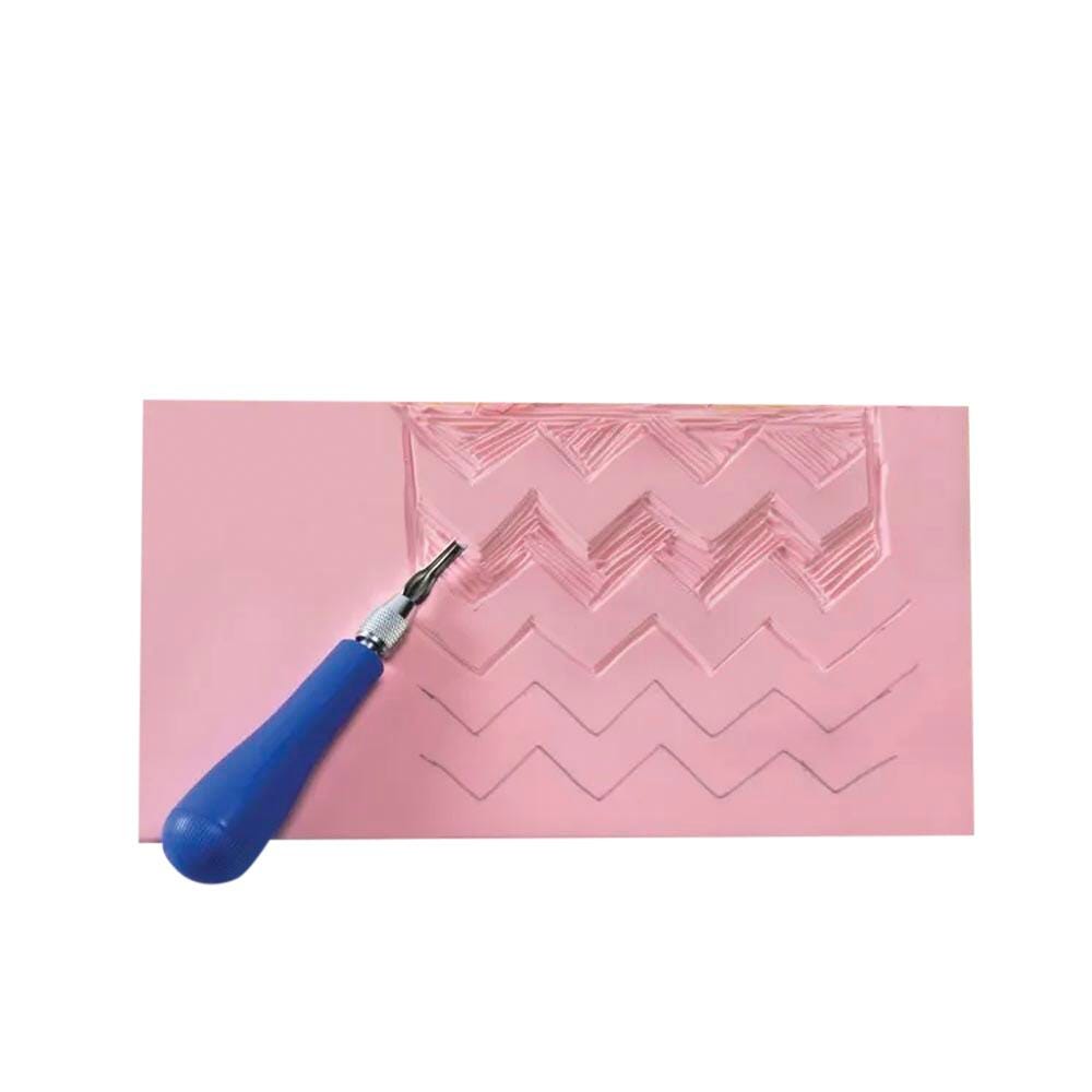 PRINTING BLOCK SPEEDY-CARVE 3X4 INCH PINK EACH