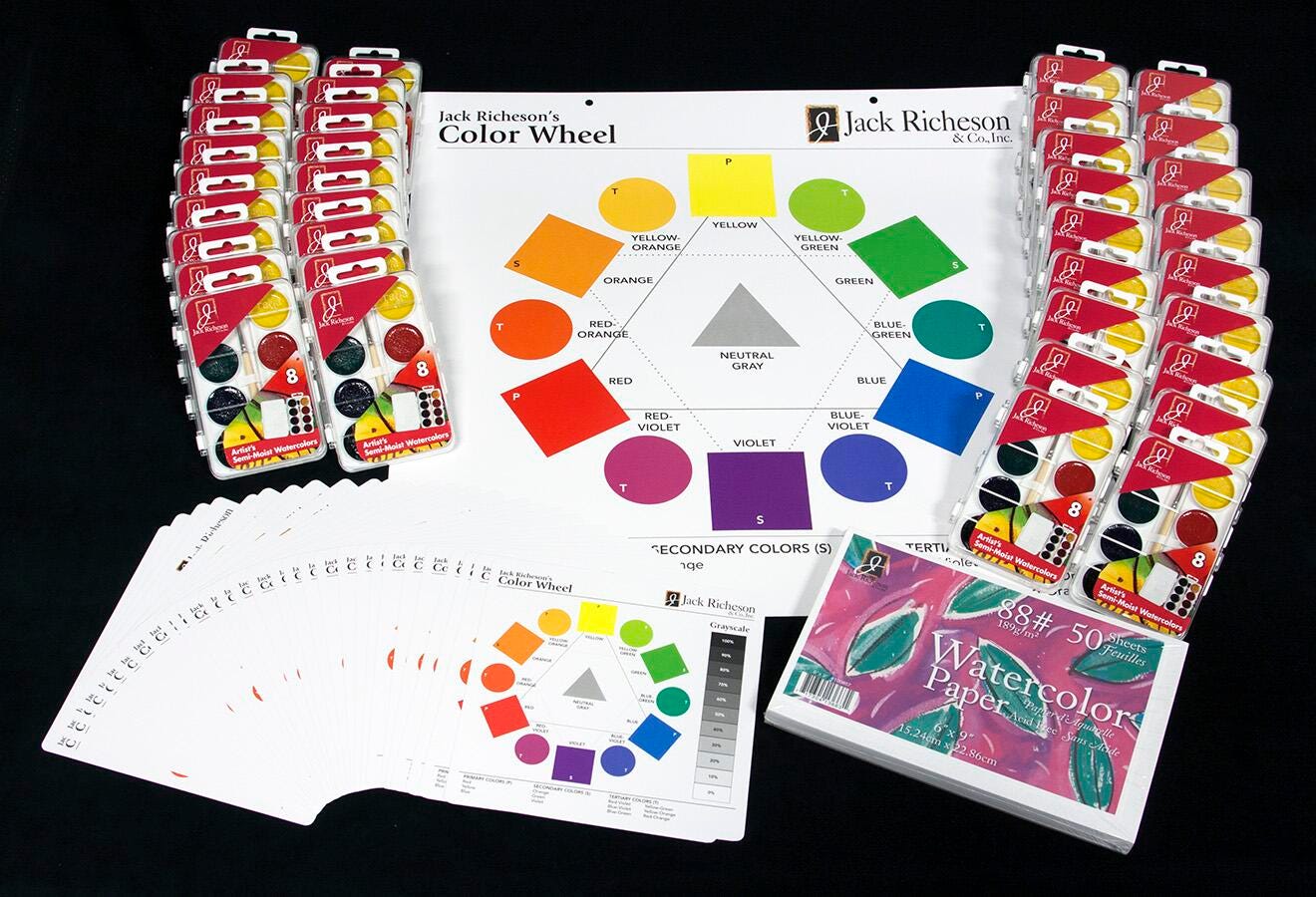 PAINT WATERCOLOR RICHESON CLASS PACK SET OF 36