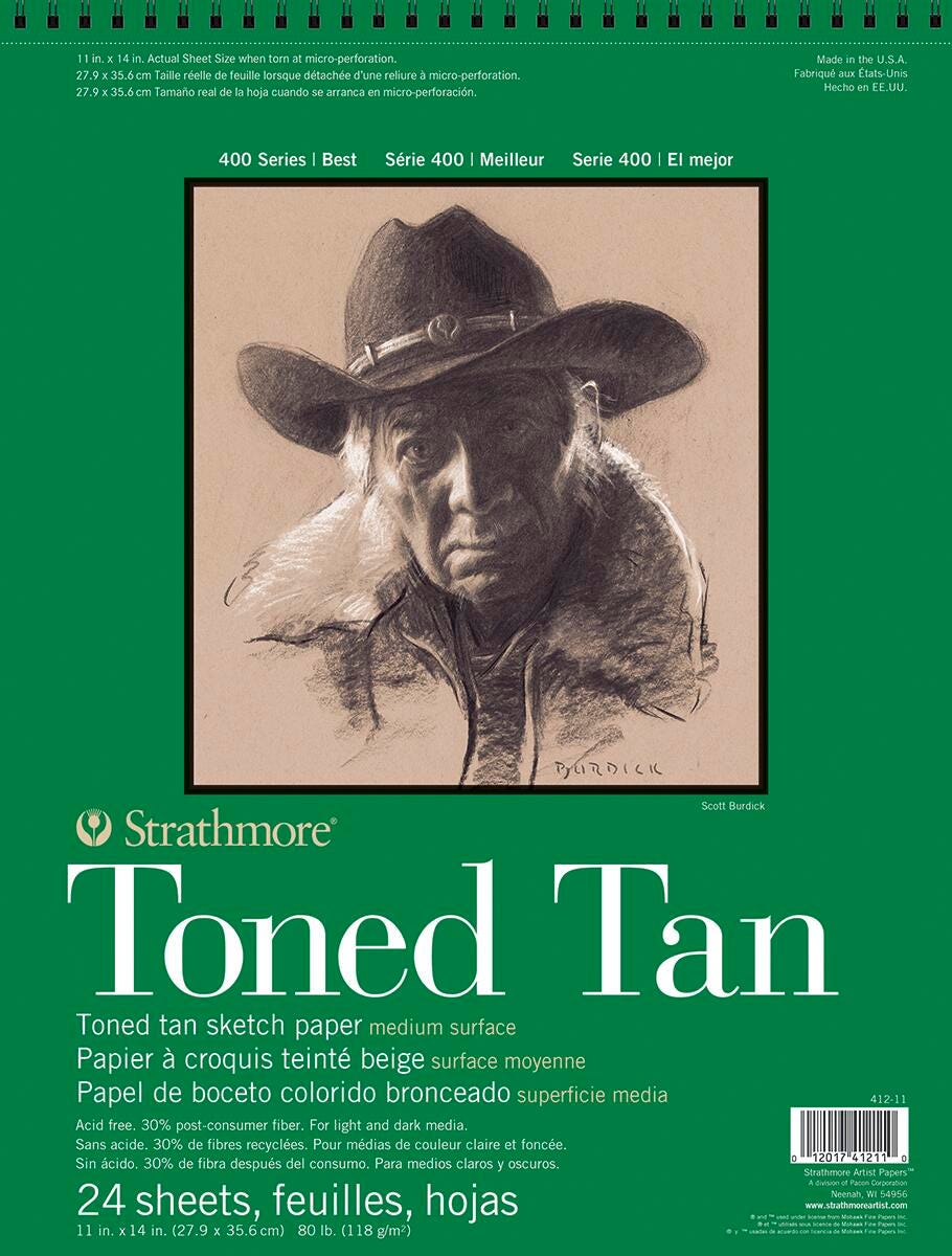 PAPER 400 SERIES TONED TAN 11X14 IN 80 LB 24 SHTS