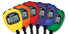 STOPWATCH - NEW SURVIVOR 2 SERIES CUMULATIVE SPLIT TIMING 5 YEAR BATTERY - SET OF 6 - RAINBOW COLORS