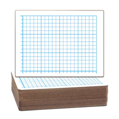 DRY ERASE BOARD TWO-SIDED GRAPH QUADRANT PLAIN 9 X 12 PACK OF 24