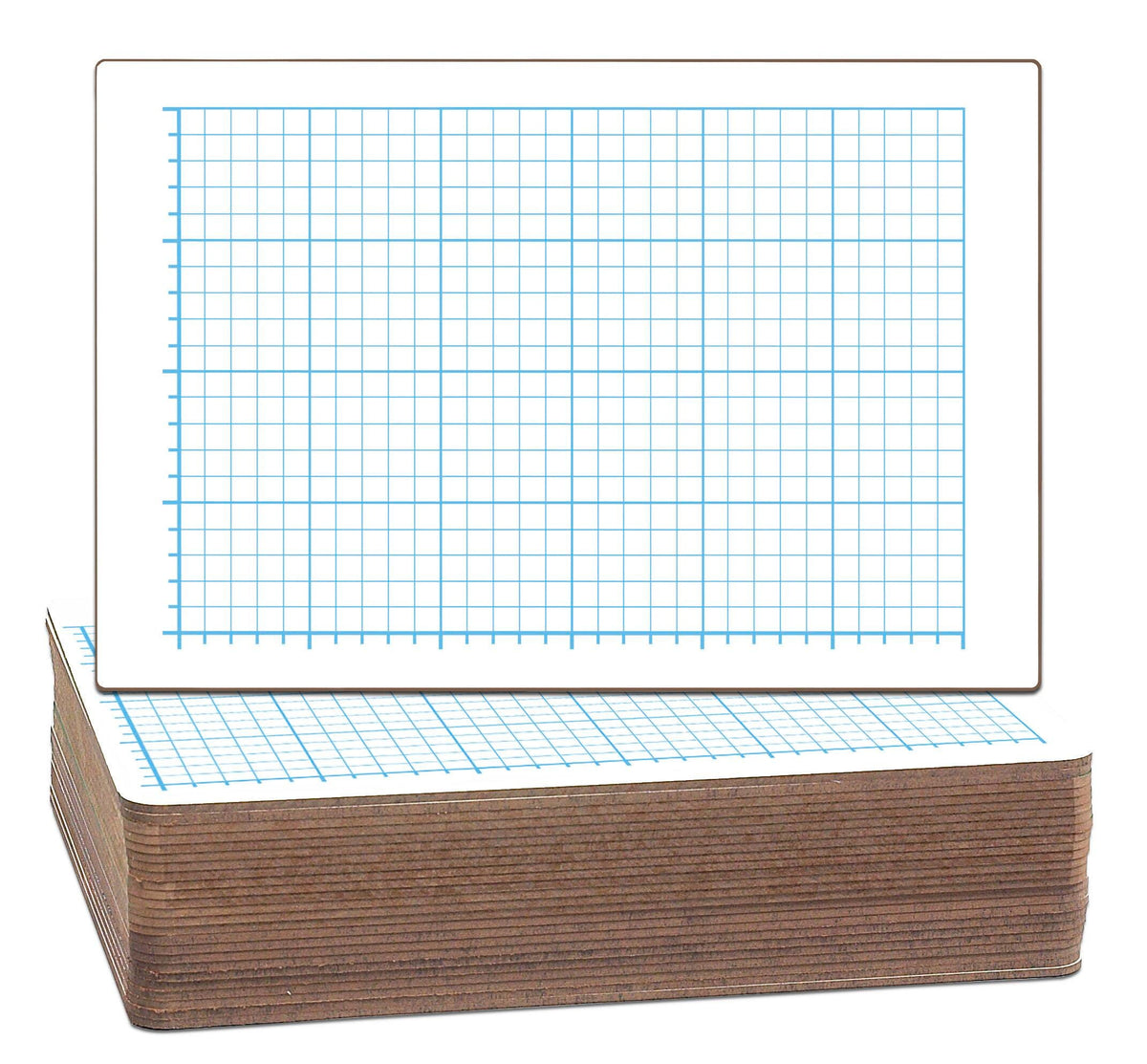 DRY ERASE BOARD TWO-SIDED GRAPH QUADRANT PLAIN 12 X 18 PACK OF 24