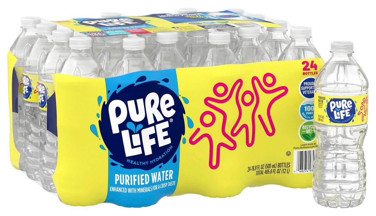 PURIFIED WATER .5 LITER NLE101264 CASE OF 24