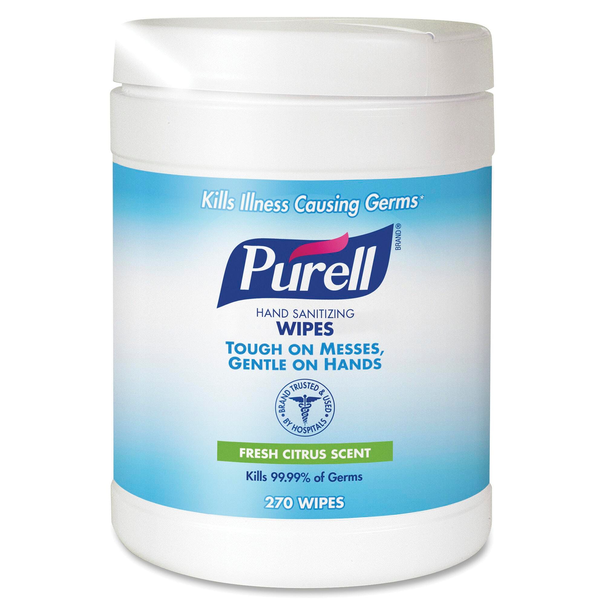 WIPES PURELL HAND SANITIZING PACK OF 6