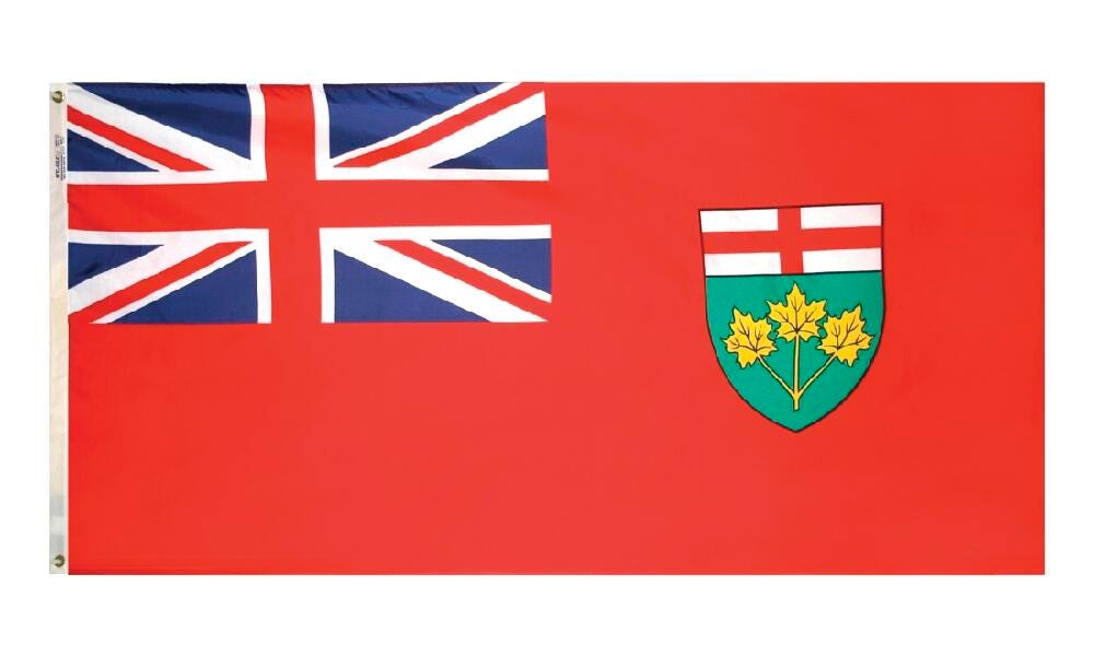 FLAG - 3X6 FT NYL-GLO ONTARIO