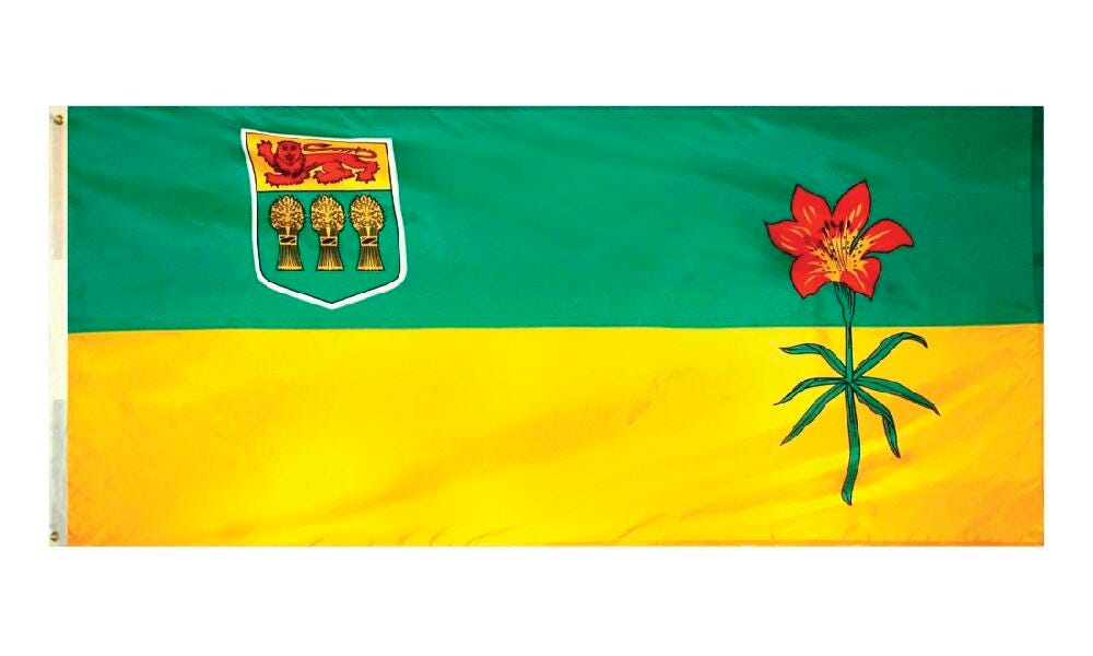 FLAG - 3X6 FT NYL-GLO SASKATCHEWAN