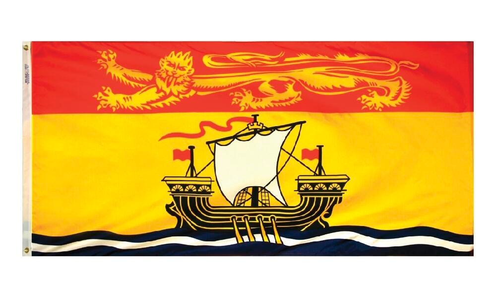 FLAG - 3X6 FT NYL-GLO NEW BRUNSWICK